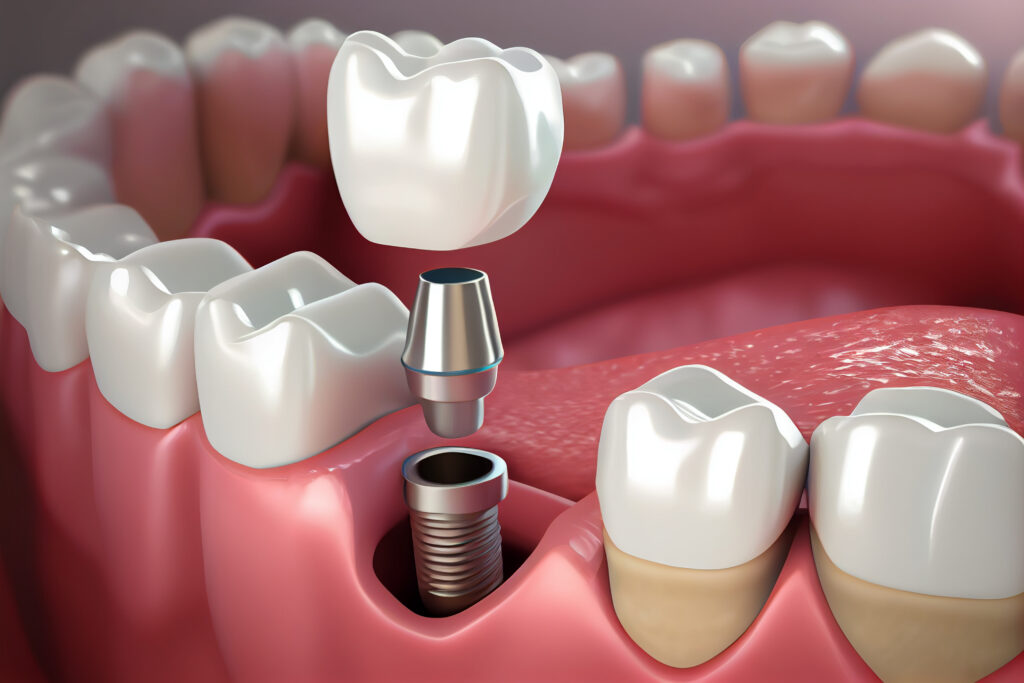 Removable partial denture. Medically accurate tooth.generative a